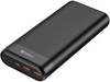 SANDBERG Powerbank 20000 mAh 74.4 Wh 3.25 A PD QC 3.0 3 Ausgabeanschlussstellen 2 x USB USB-C auf Kabel: