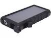SANDBERG Outdoor Solar Powerbank 24000 Lithium-Ion Li-Ion 24000mAh Schwarz Grau Akkuladegerät Lithium-Ionen