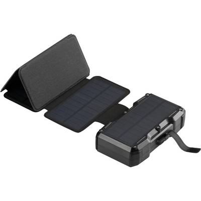 Sandberg Solar PowerBank - Kabelloses Ladepad / Solar-Powerbank - 5-Panel - 27000 mAh - 99.9 Wh - 22.5 Watt - 1.67 A - P-0