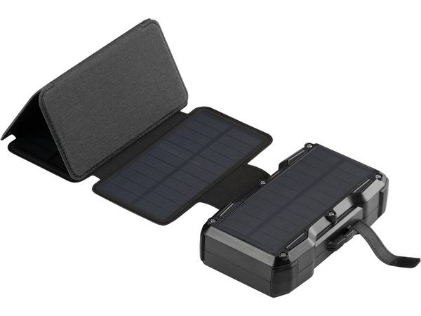 Sandberg Solar PowerBank - Kabelloses Ladepad / Solar-Powerbank - 5-Panel - 27000 mAh - 99.9 Wh - 22.5 Watt - 1.67 A - P