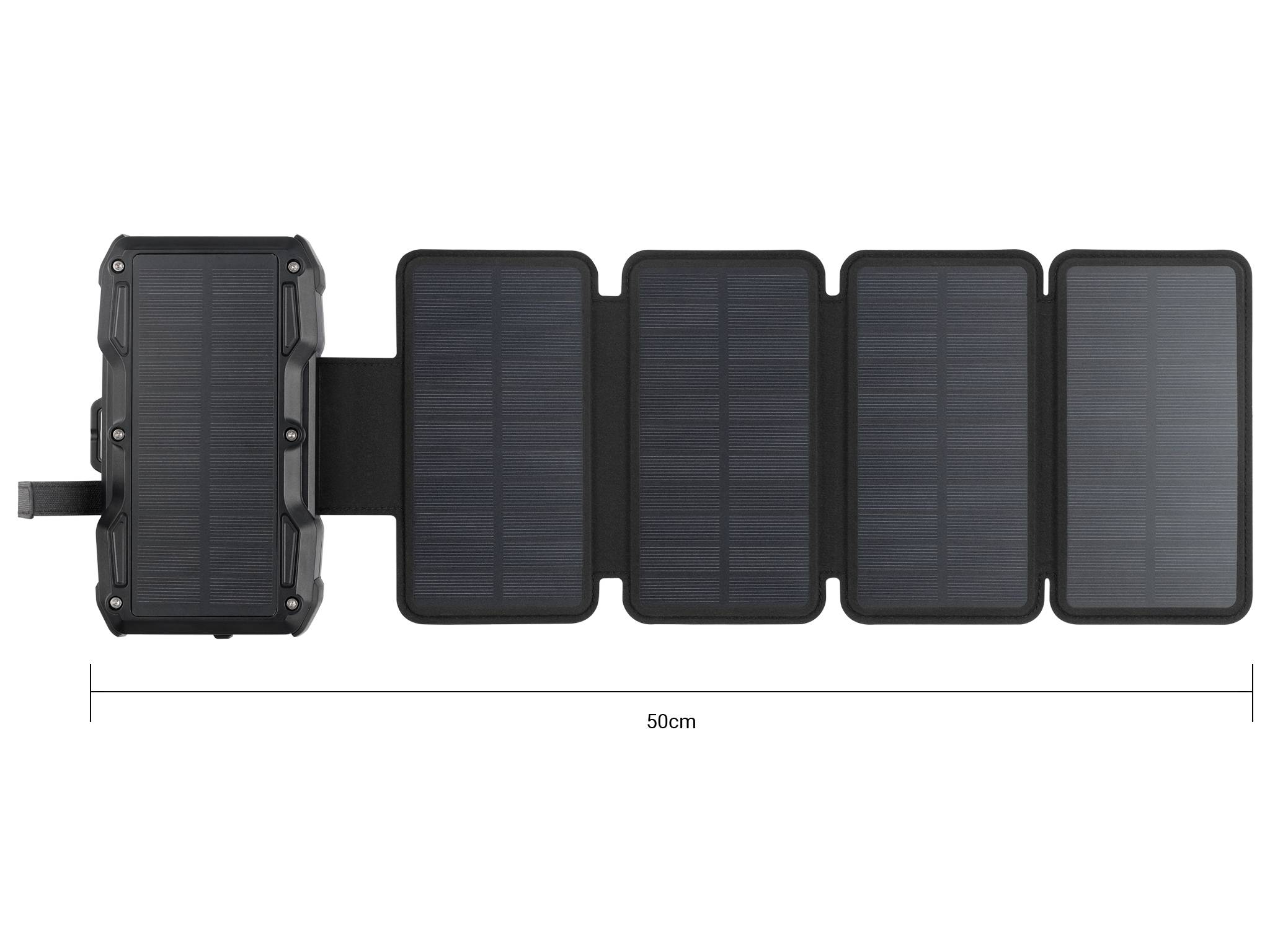Sandberg Solar PowerBank - Kabelloses Ladepad / Solar-Powerbank - 5-Panel - 27000 mAh - 99.9 Wh - 22.5 Watt - 1.67 A - P-3