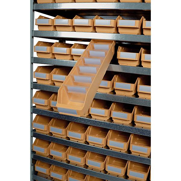 Steckregal mit Regalkästen HxBxT 1790 x 1000 x 400 mm Grundregal mit 88 Kästen. STEMO Lagerstandard GmbH-1