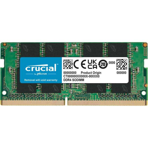 CRUCIAL - 8 GB DDR4-RAM SO-DIMM PC3200 Crucial BASIC CL19 (CB8GS3200) - 8 GB - DDR4