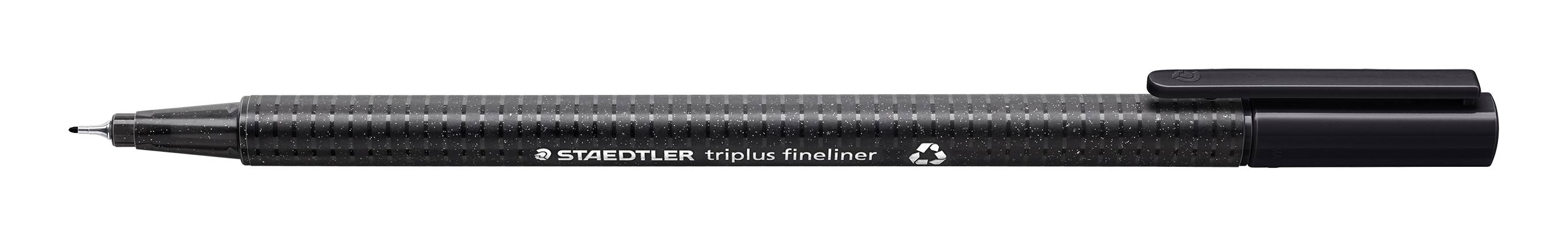 STAEDTLER - Fineliner triplus rPP schw. 4St BK-3