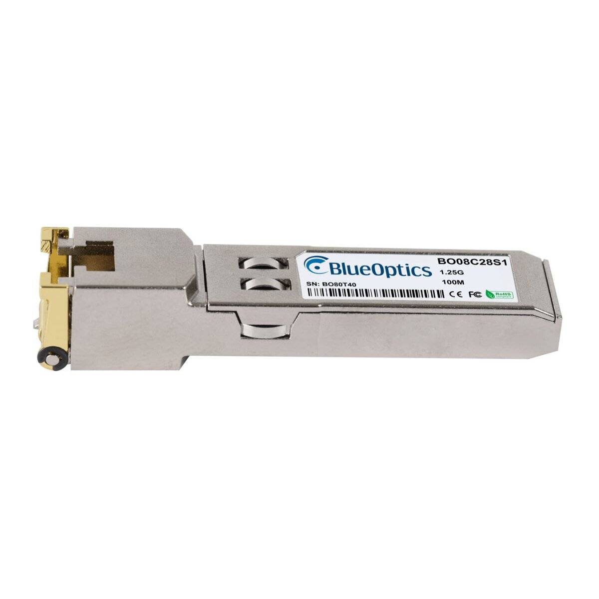 Mikrotik S+RJ01 BO08C38S1 SFP Transceiver, Kupfer RJ45, 10/100/1000BASE-T, 100 M-3