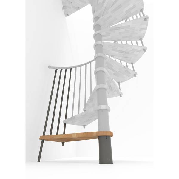 Minka Höhenerweiterung für Spiral Smart 140cm Durchmesser Buche Grau