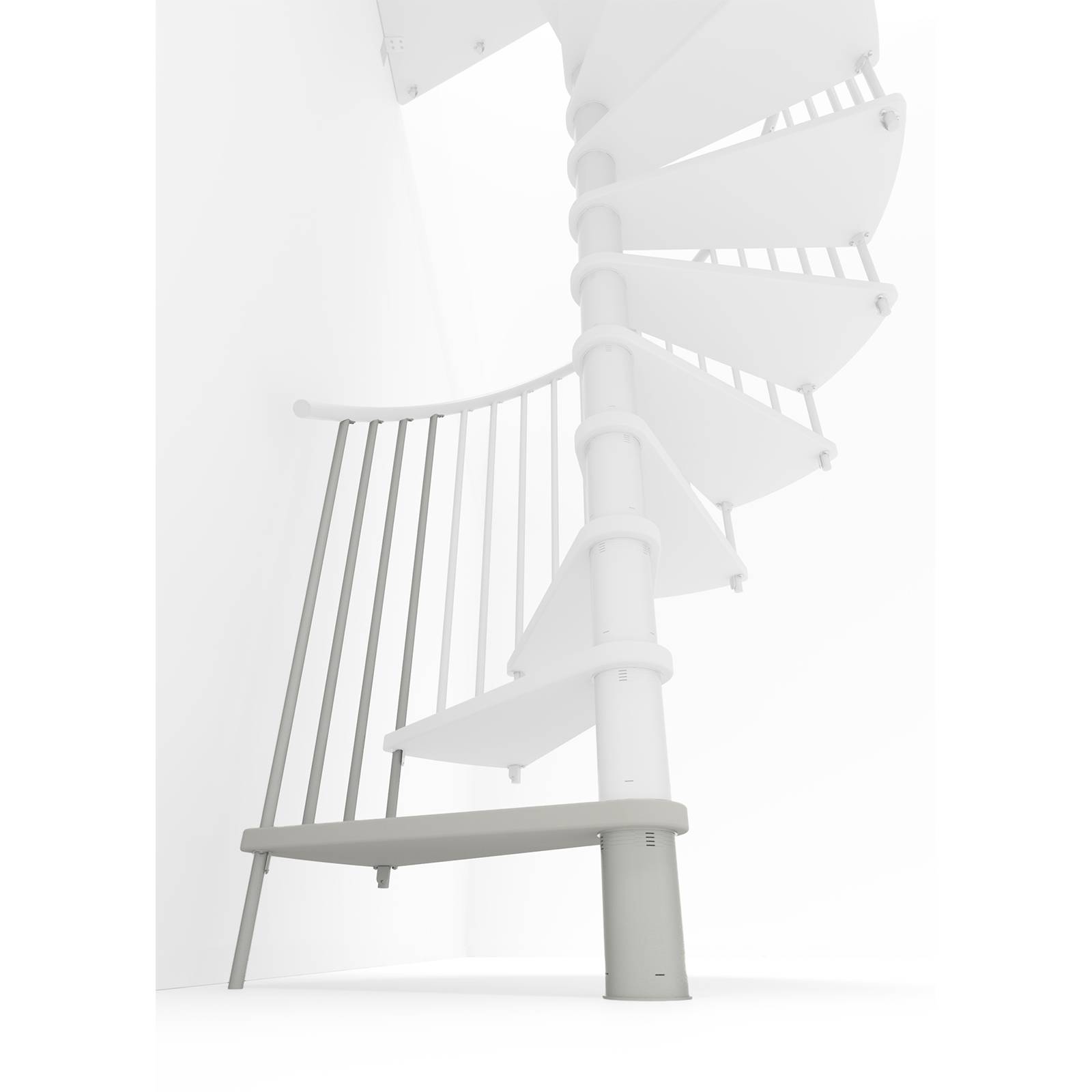 Minka Höhenerweiterung für Spiral Smart 160cm Durchmesser Weiß Weiß-0