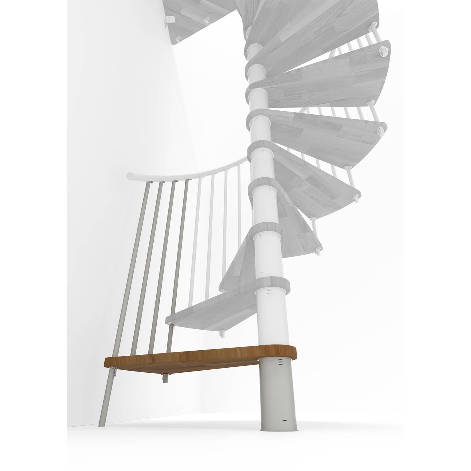 Minka Höhenerweiterung für Spiral Smart 120cm Durchmesser Eiche Weiß