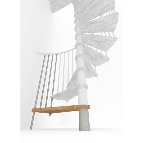 Minka Höhenerweiterung für Spiral Smart 120cm Durchmesser Buche Weiß