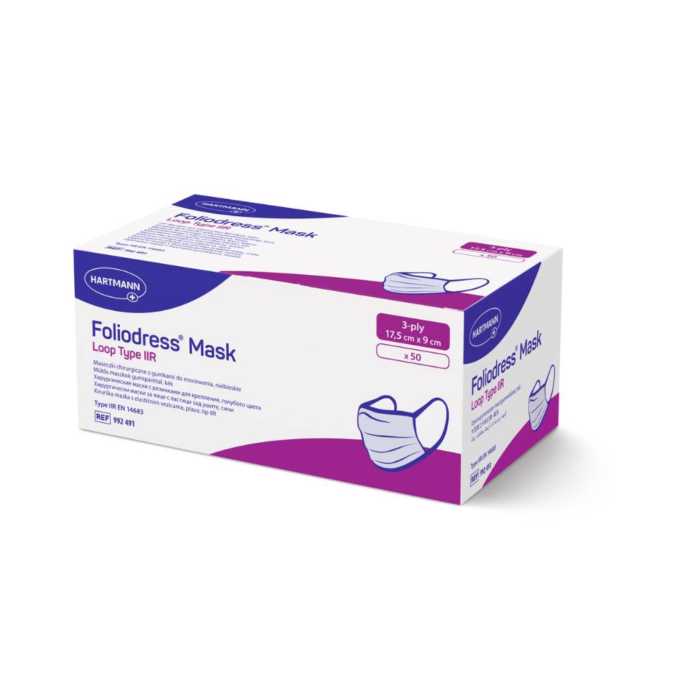 Hartmann Foliodress® Mask Loop Type IIR P50 Bulk | Packung (50 Stück)-0