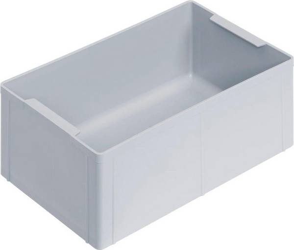 Einsatzbehälter für Euronormbehälter, BxTxH 274x174x110 mm, Farbe grau
