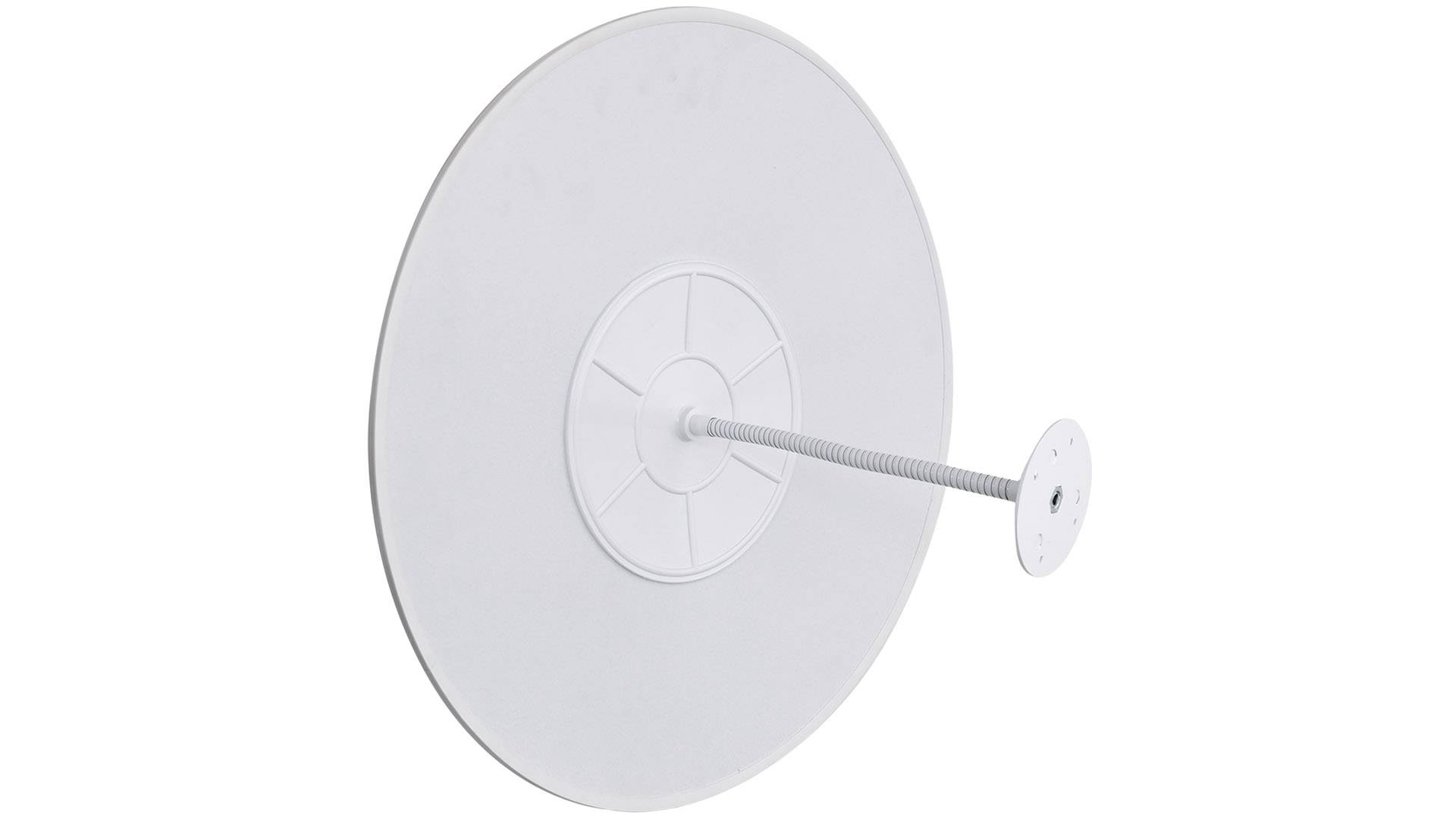 Beobachtungsspiegel, rund, Spiegeleinfassung weiß, Abstand 7 m, Durchm. 600 mm-1
