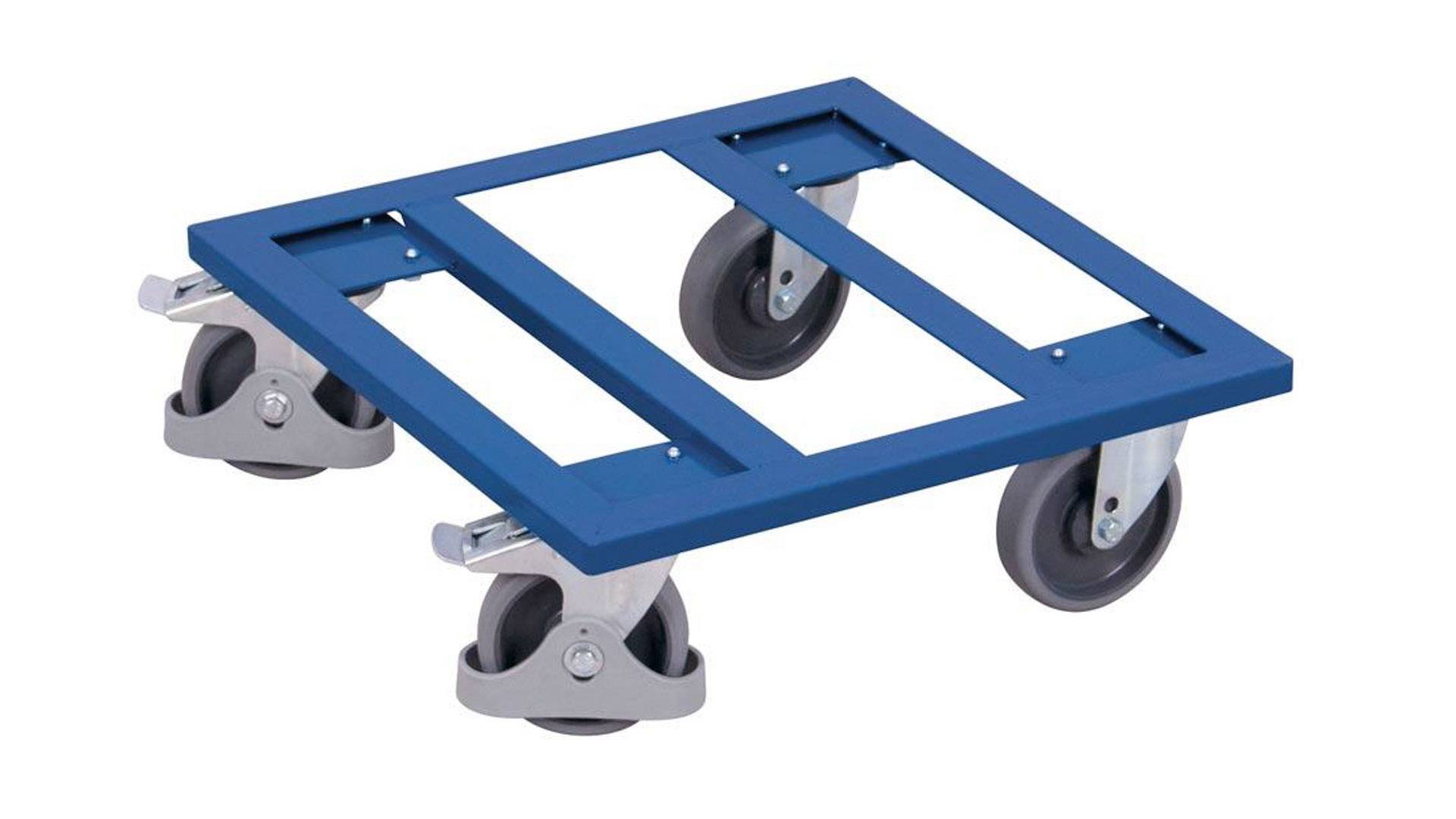 Möbelroller, Kistenroller - 400 kg Traglast - (BxT) 500 x 500 mm - offener Rahmen-0