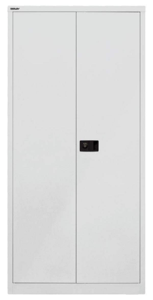 Flügeltürenschrank, 5OH, BxTxH 914x400x1950 mm, 4 verz. Fachböden, lichtgrau