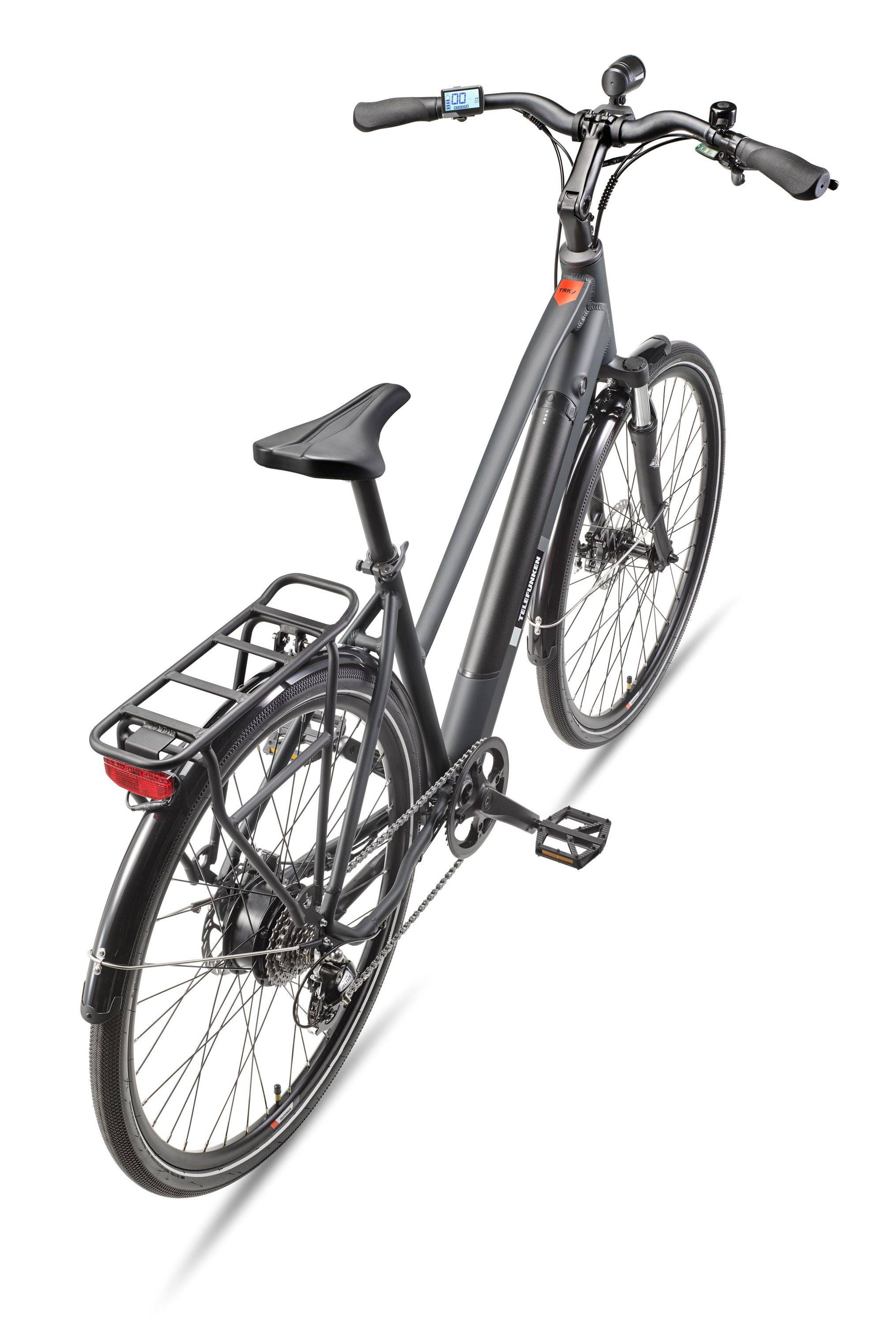 Telefunken Trekking E-Bike | Elektrofahrrad 28 Zoll | 8-Gang Kettenschaltung | Heckmotor 250W | 417,6Wh Akku | Pedelec-2