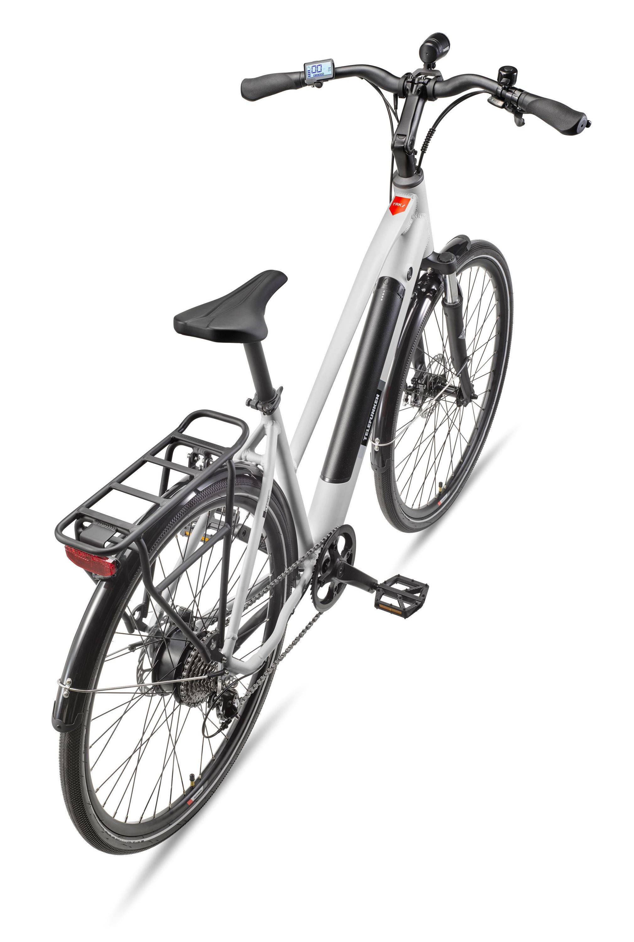 Telefunken Trekking E-Bike | Elektrofahrrad 28 Zoll | 8-Gang Kettenschaltung | Heckmotor 250W | 417,6Wh Akku | Pedelec-2