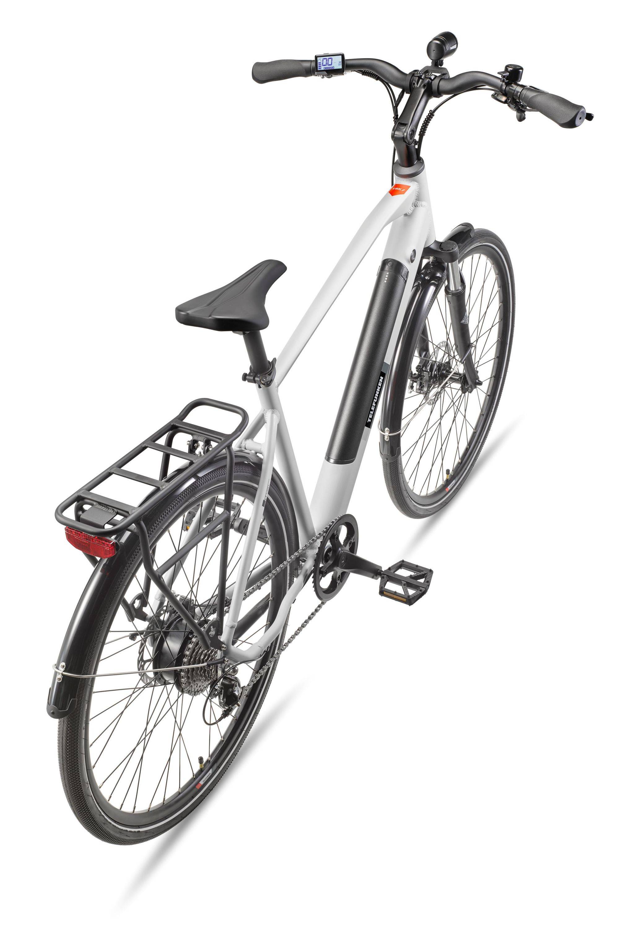 Telefunken Trekking E-Bike | Elektrofahrrad 28 Zoll | 8-Gang Kettenschaltung | Heckmotor 250W | 417,6Wh Akku | Pedelec-2