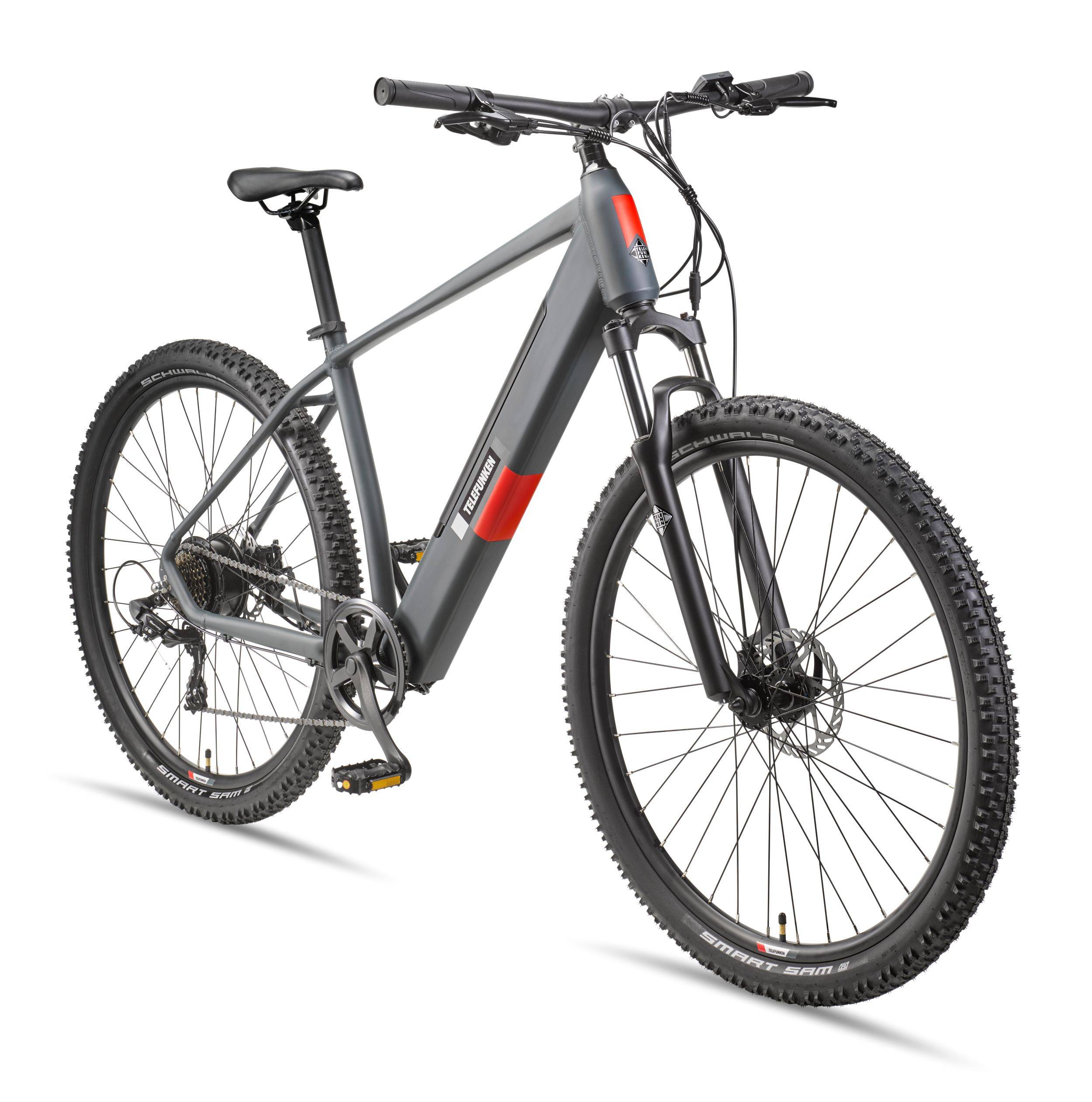 Telefunken MTB E-Bike Mountainbike | Elektrofahrrad 29 Zoll | Kettenschaltung | Heckmotor | 468 Wh Akku | EBike Pedelec-0