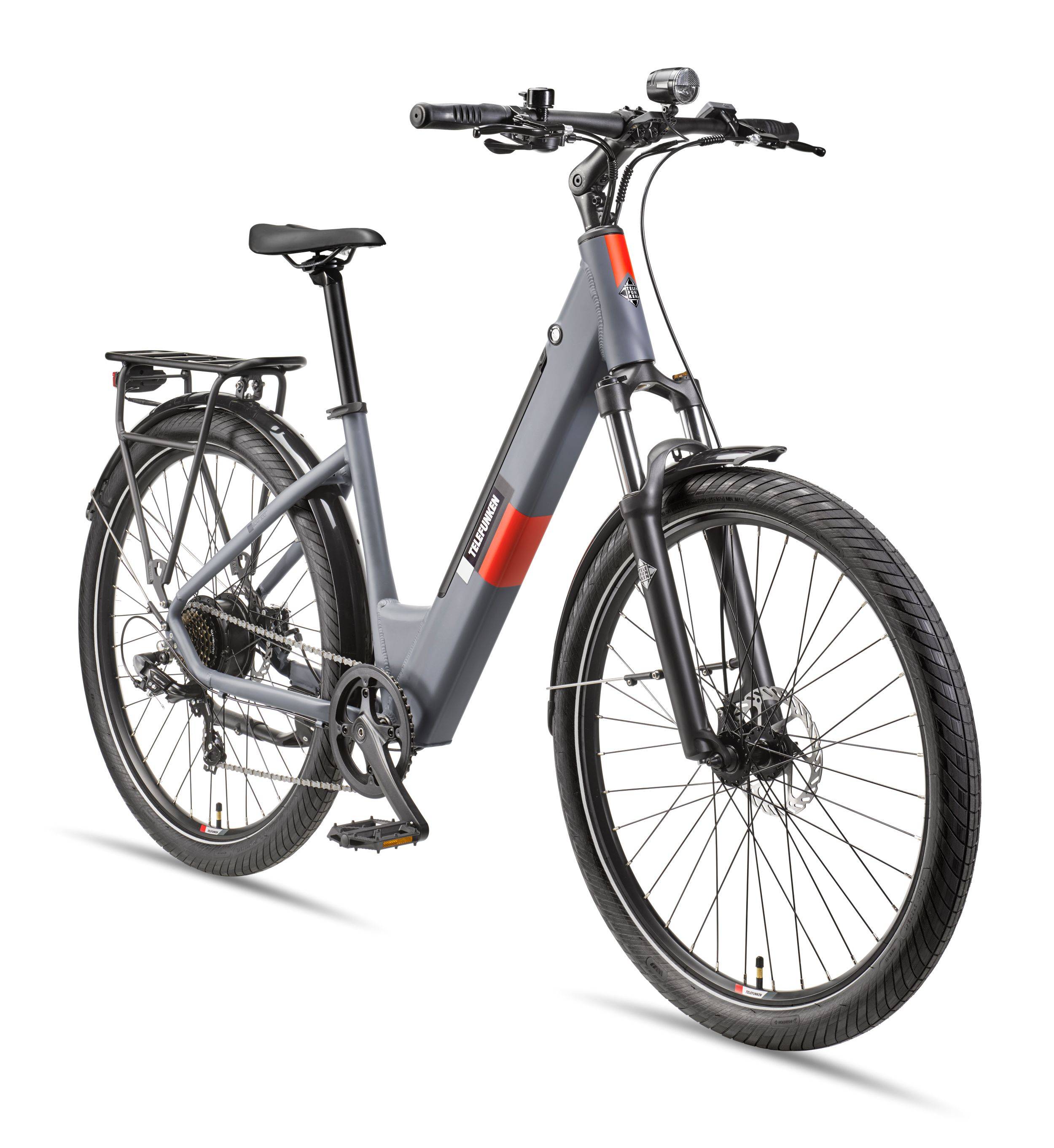 Telefunken City SUV E-Bike | Elektrofahrrad 27,5 Zoll | Heckmotor| 7-Gang Kettenschaltung | 468 Wh Akku | Pedelec-0