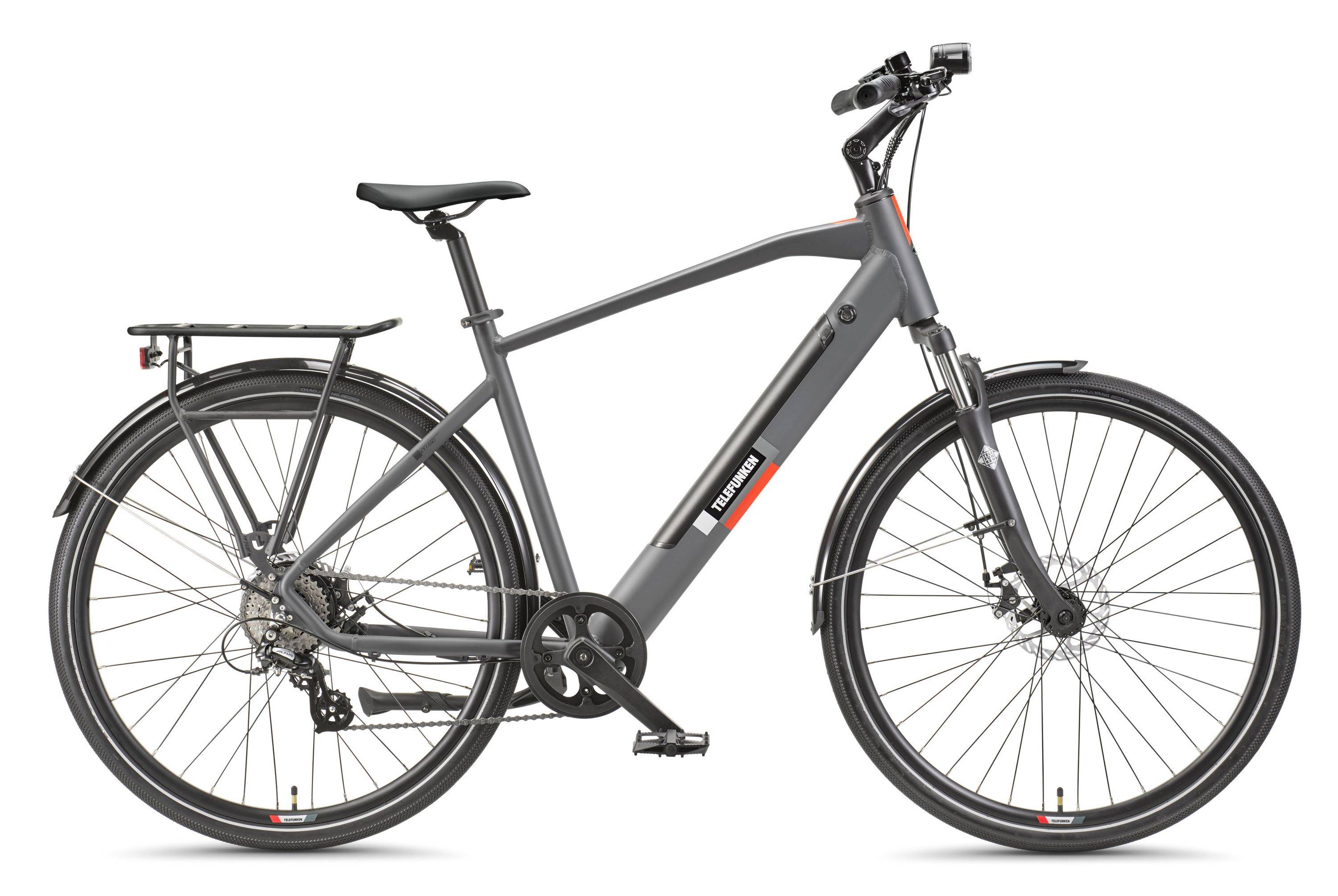 Telefunken Trekking E-Bike | Elektrofahrrad 28 Zoll | 8-Gang Kettenschaltung | Heckmotor 250W | 417,6Wh Akku | Pedelec-1