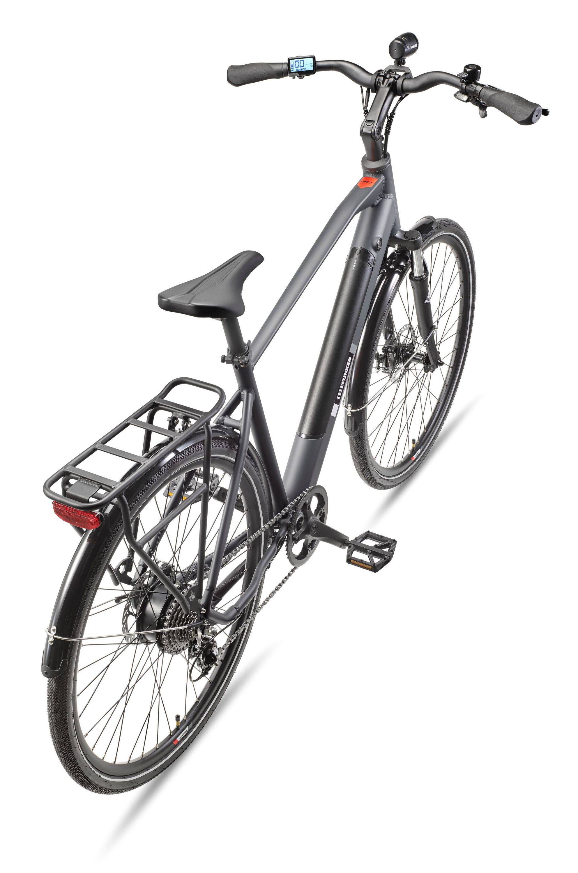 Telefunken Trekking E-Bike | Elektrofahrrad 28 Zoll | 8-Gang Kettenschaltung | Heckmotor 250W | 417,6Wh Akku | Pedelec-2