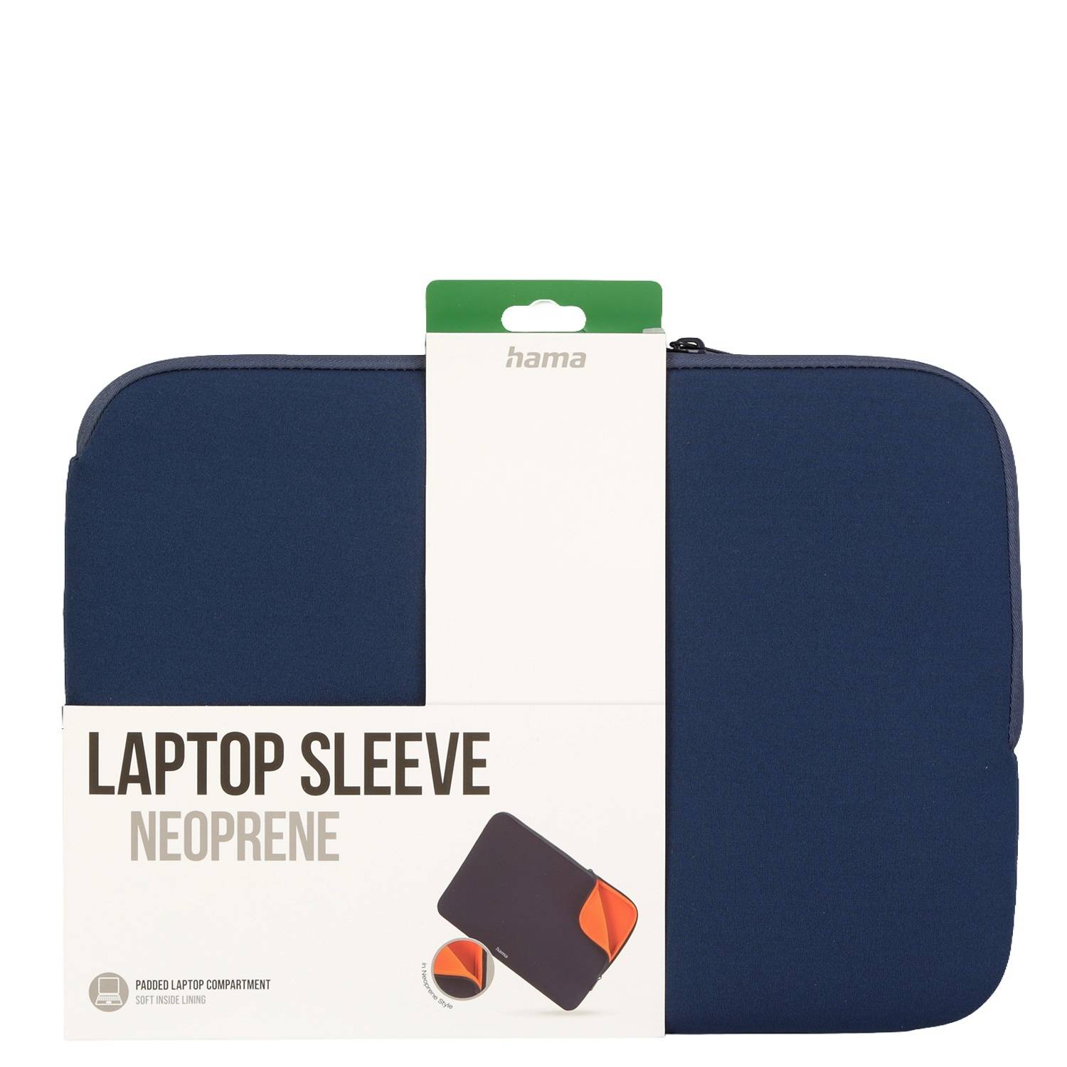 Notebook-Sleeve Neoprene Blau 14,1" bis 15"-3