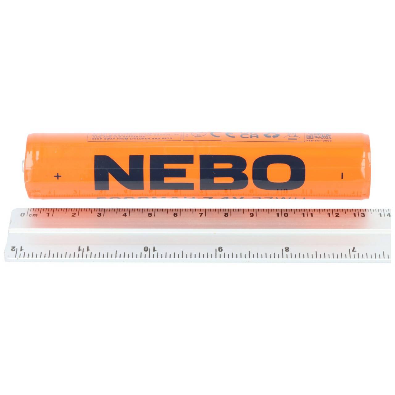 NEBO 2x26650 Li-Ion Akku, 5000mAh, 7,4V, 37Wh, wiederaufladbar-2