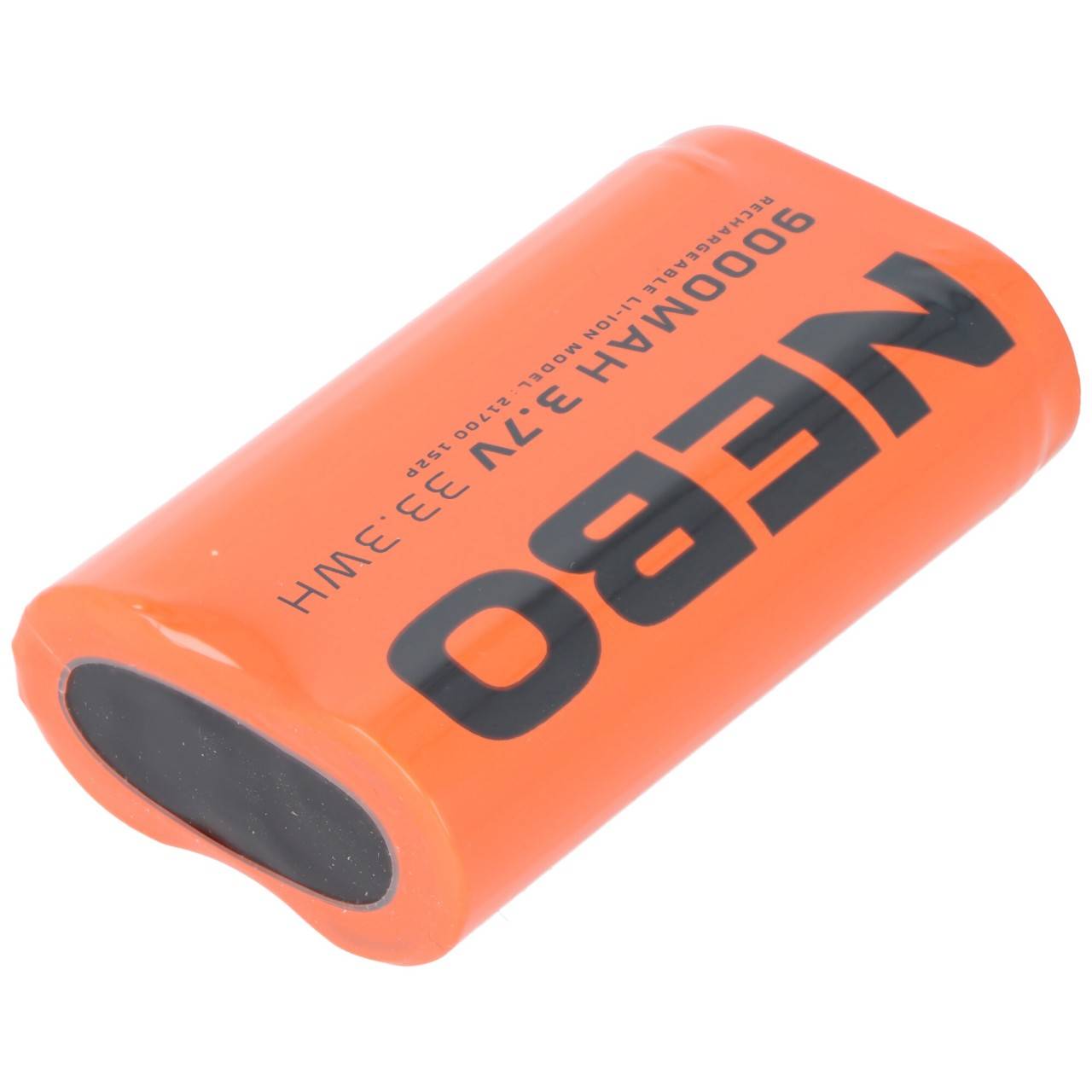 NEBO 2x21700 Li-Ion Akku, 9000mAh, 3,7V, 33,3Wh, wiederaufladbar-1