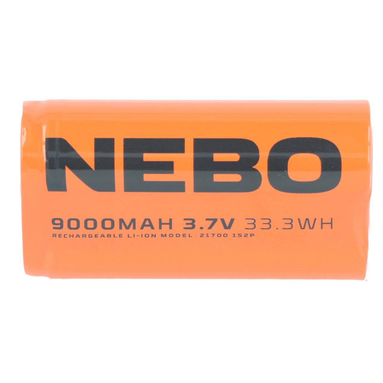 NEBO 2x21700 Li-Ion Akku, 9000mAh, 3,7V, 33,3Wh, wiederaufladbar-3