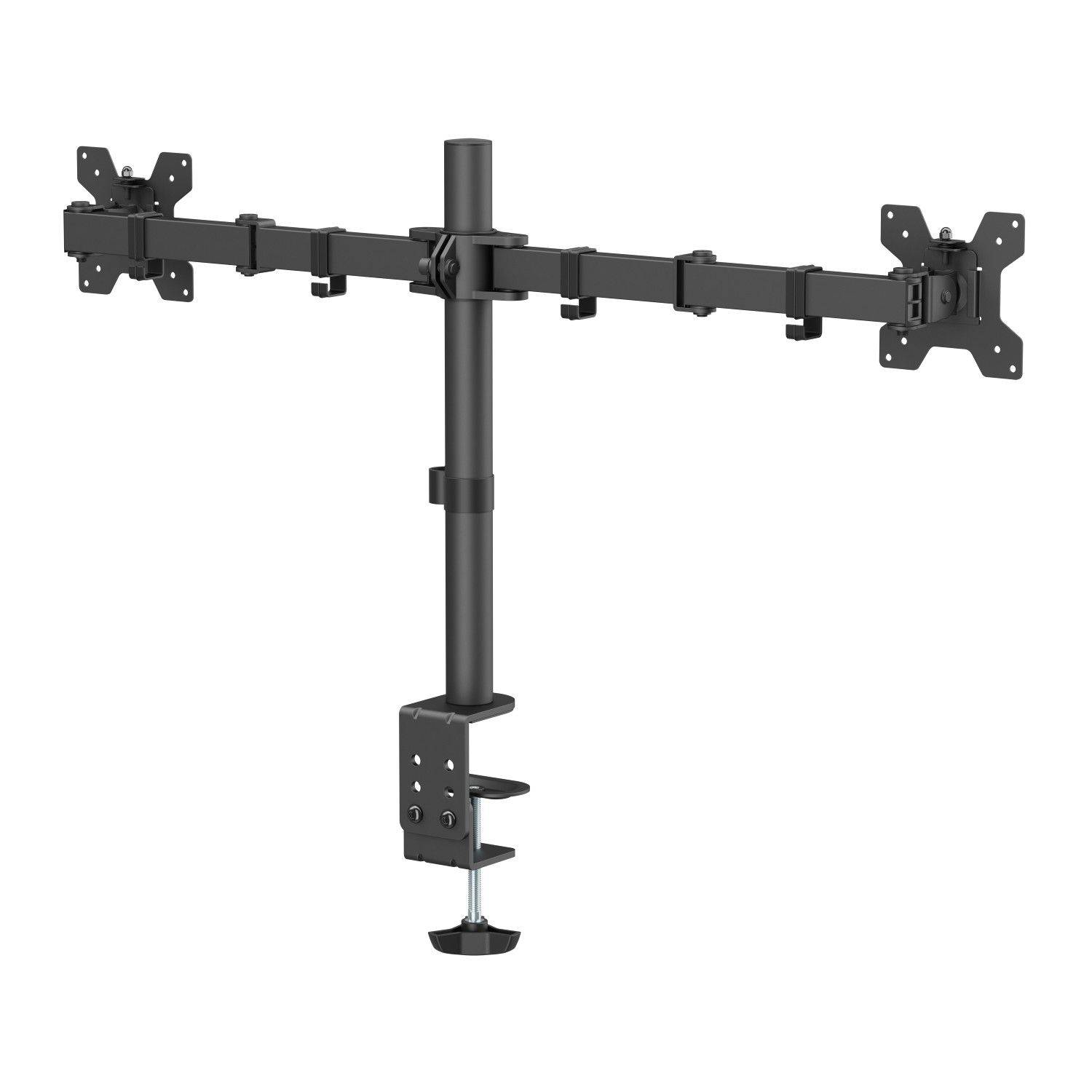 Monitorhalterung für 2 Monitore 17 – 27 Zoll – Gelenkarm-1