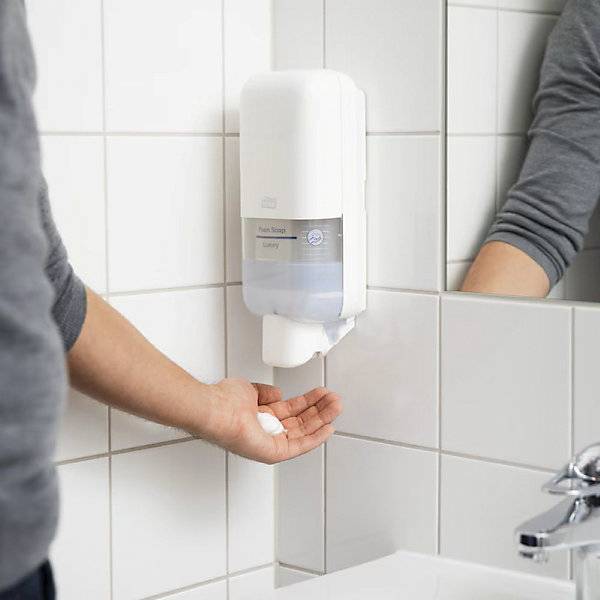Seifenspender S4 Füllmenge 1 l weiß. Essity Professional Hygiene | Germany GmbH 84360549-1