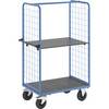 Etagenwagen mit Gitter-Seitenwänden Vollgummireifen Ladefläche 975 x 700 mm 2 Etagen. TAKKT Industrial &