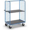 Etagenwagen mit Gitter-Seitenwänden Vollgummireifen Ladefläche 1175 x 800 mm 2 Etagen. TAKKT Industrial &