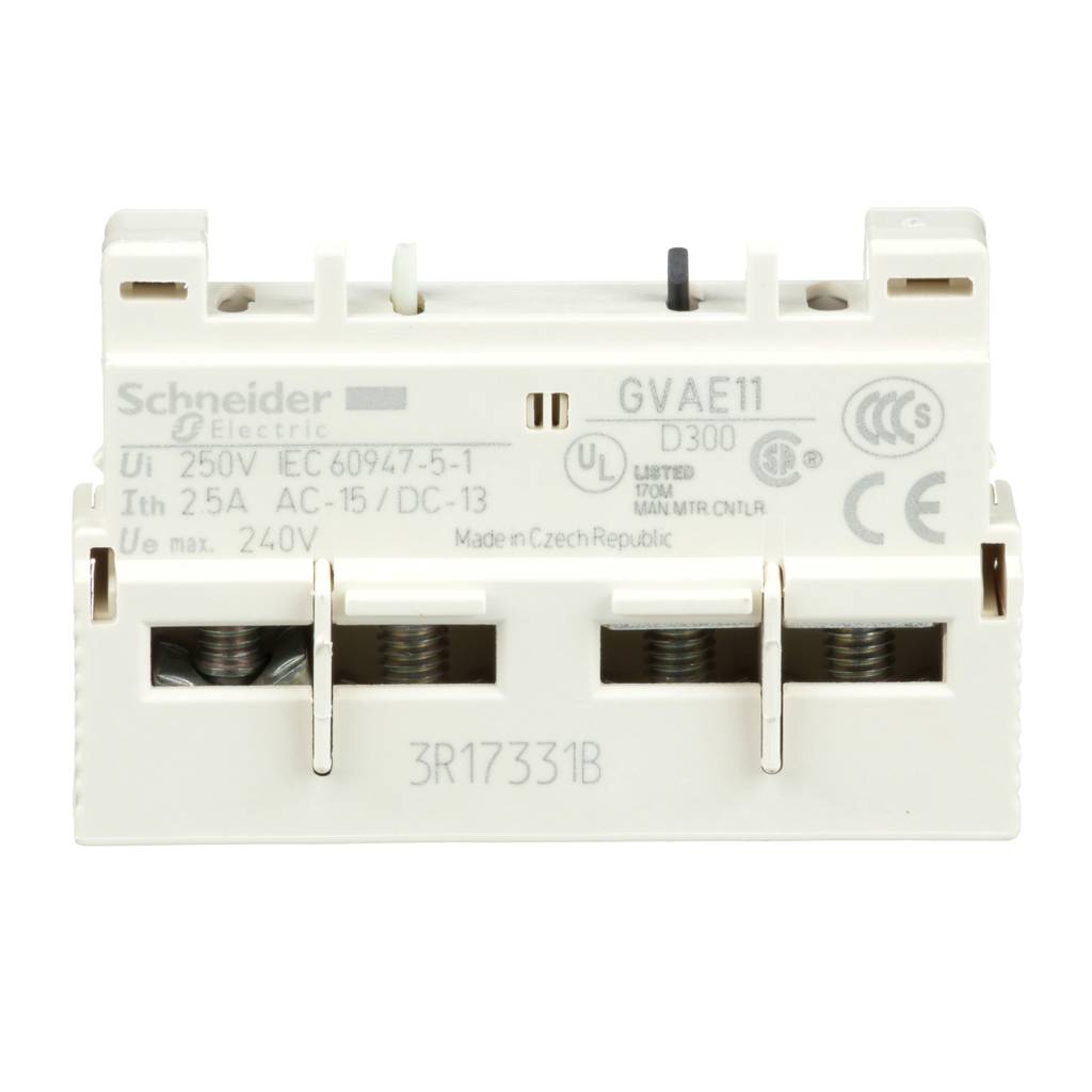 10 Stk. Schneider Electric GVAE11 GVAE11 Hilfsschalter 1 Schließer, 1 Öffner-2