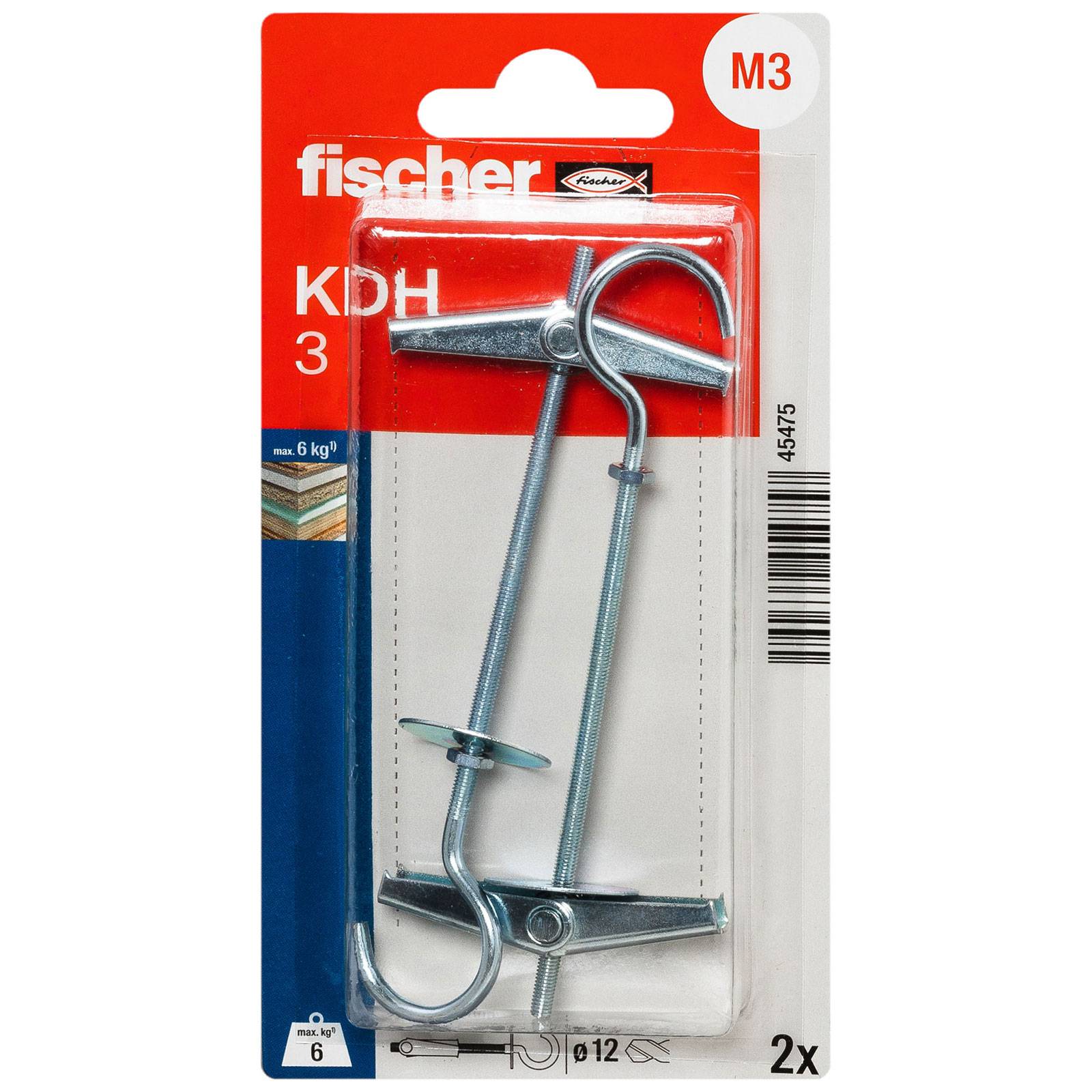 fischer Kippdübel KDH 3 mit Haken-4