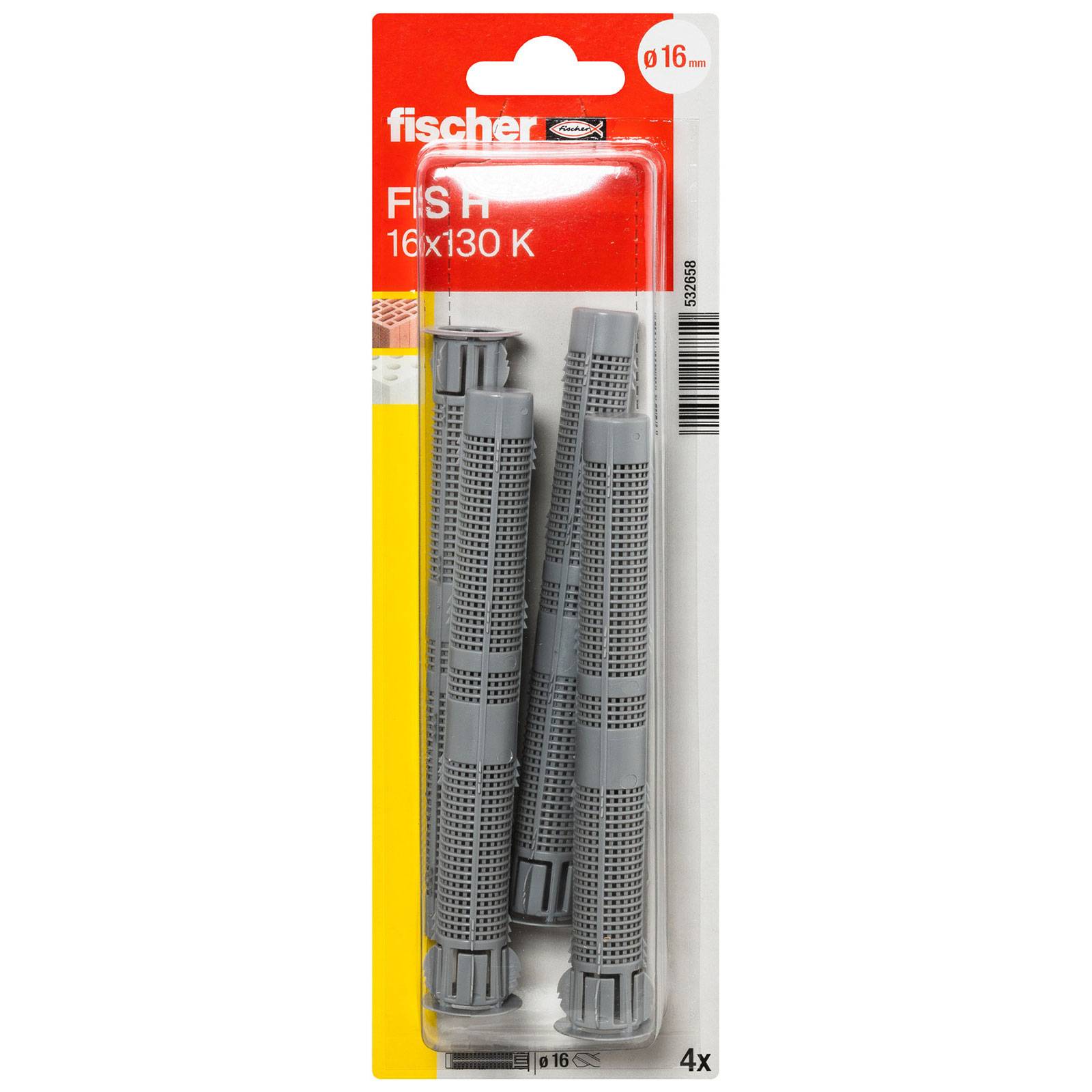 fischer Injektions-Ankerhülse FIS H 16 x 130 K Kunststoff-4