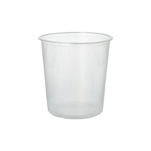 Starpak 100 Verpackungsbecher, PP rund 500 ml Ø 10,1 cm · 10,3 cm transparent | Folie (100 Stück)-0