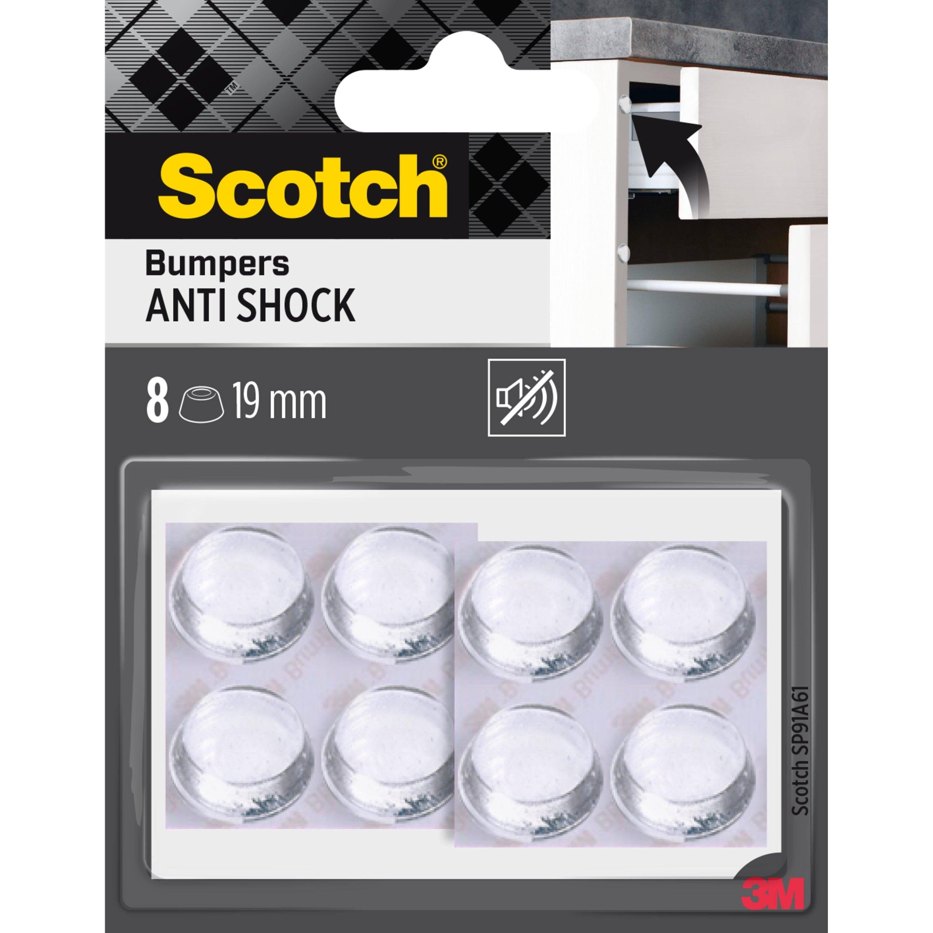 Scotch Stoßabsorbierende Elastikpuffer, 19 mm, transparent-0