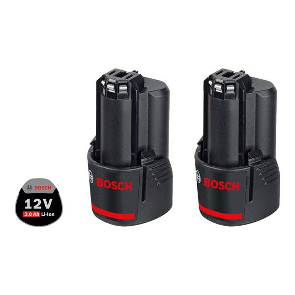 Bosch Akku GBA 12 Volt / 2x 3,0 Ah Professional- 1600A00X7D