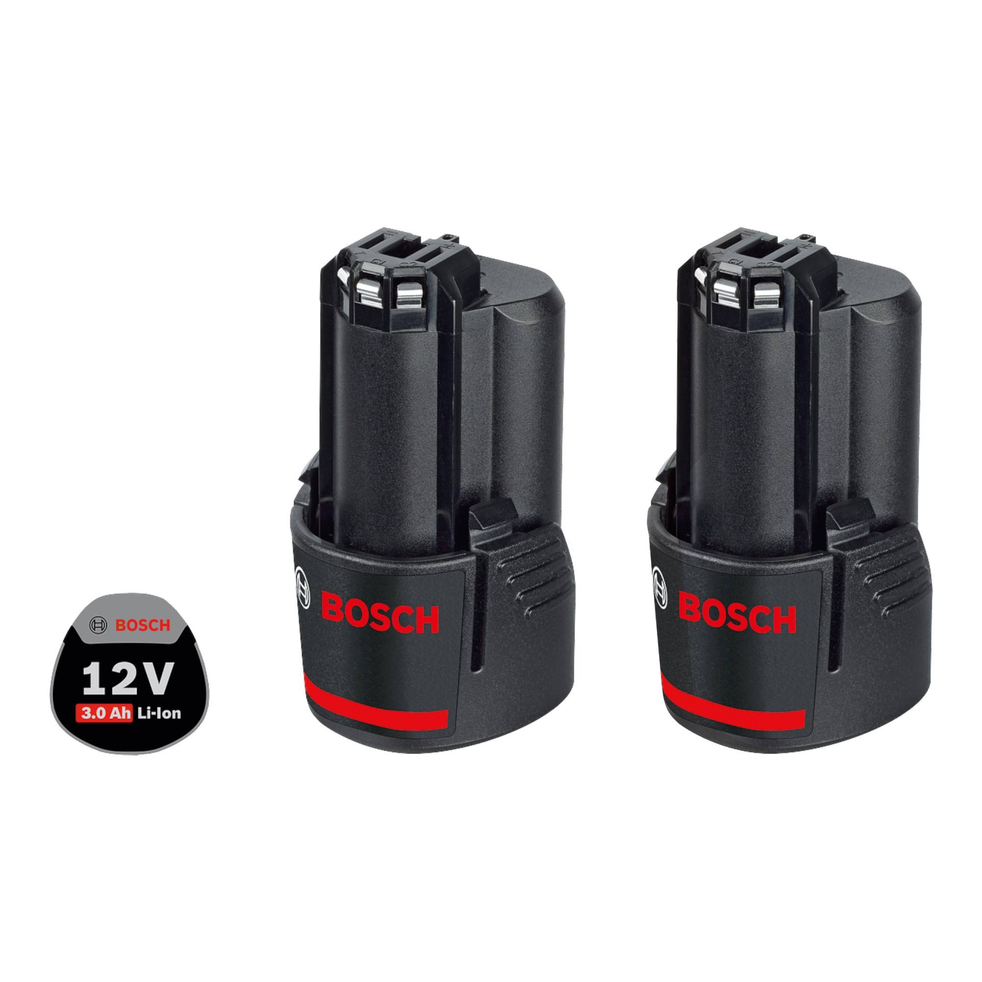 Bosch Akku GBA 12 Volt / 2x 3,0 Ah Professional- 1600A00X7D-0