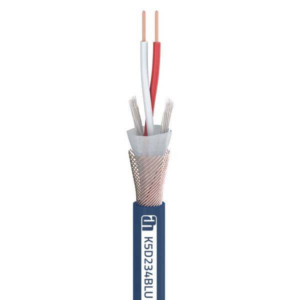 Adam Hall Cables 5 STAR D 234 BLU - DMX, AES/EBU Kabel 110 Ohm Digital 2 x 0.34 mm², blau
