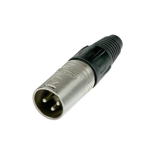 Neutrik NC3MX XLR-Steckverbinder Stecker, gerade Polzahl: 3 Silber 1 St.-4