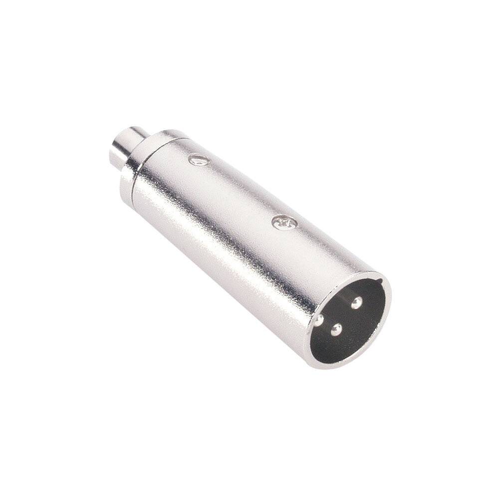 Adam Hall 7857 Audio Adapter [1x XLR-Stecker - 1x Cinch-Buchse] Silber-3