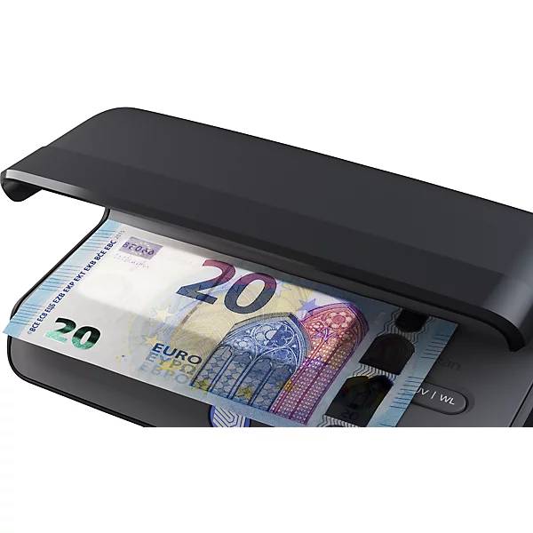 Geldscheinprüfgerät 75 manuell mit UV-Erkennung und Weißlicht Währung alle. SAFESCAN B.V. 84658849-2