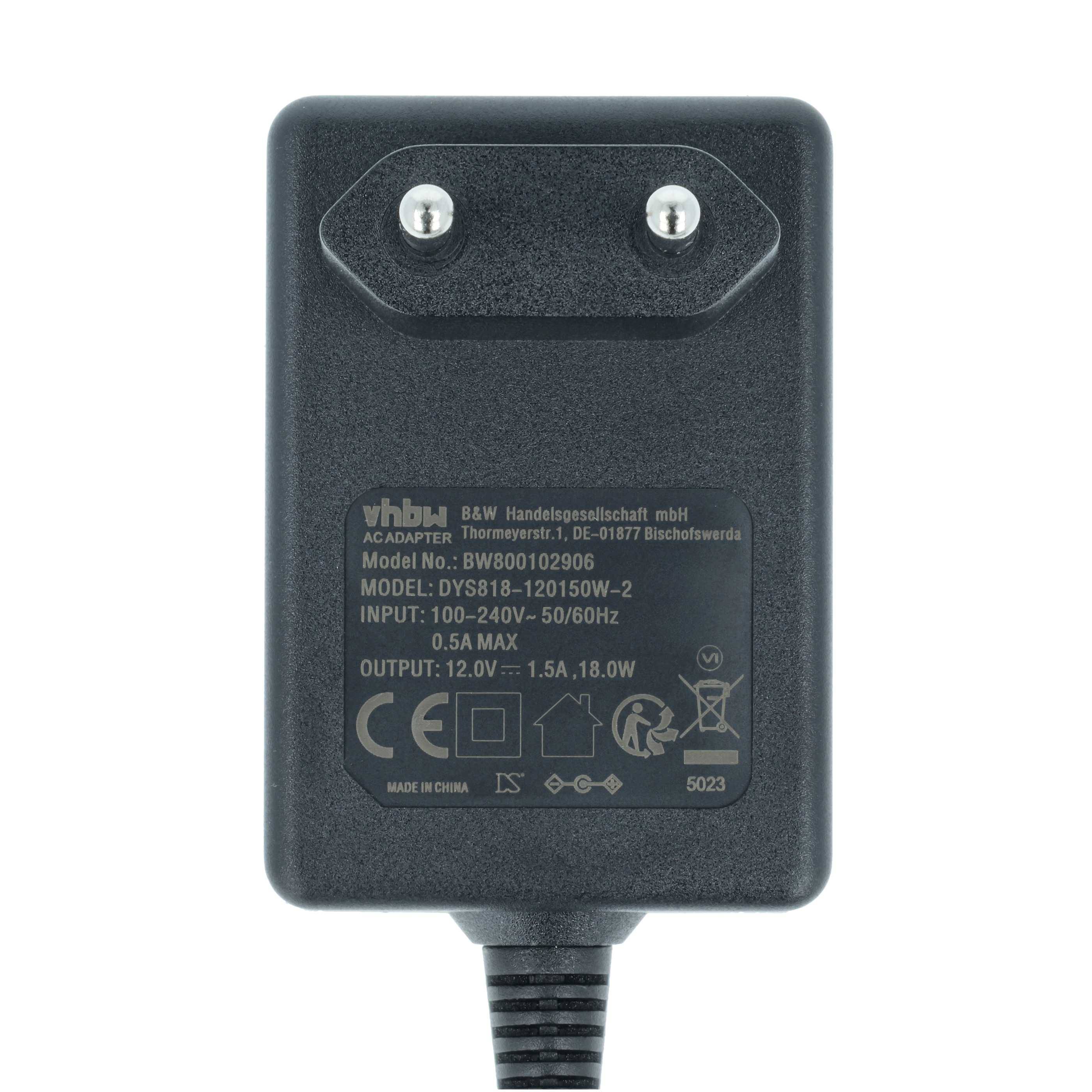 vhbw Netzteil kompatibel mit the t.bone TWS One A | 16 PT 863 MHz, One B, One C Trafo, Transformator - 10,6 cm-3