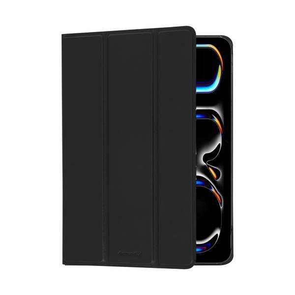 dbramante1928 Risskov - Flip-Hülle für Tablet - genarbtes Leder - Schwarz - für Apple 11-inch iPad Pro (M4)