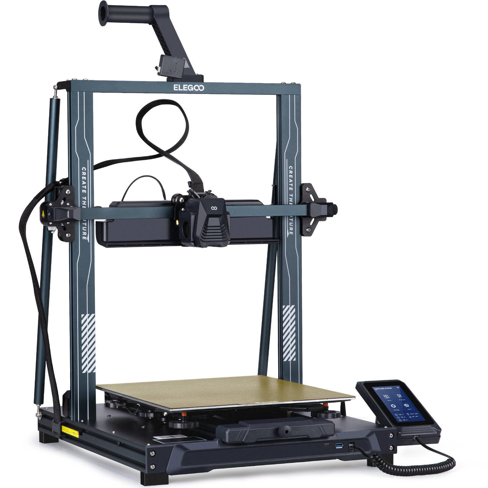 ELEGOO Neptune 4 Plus 3D-Drucker, FDM, 320x320x385 mm, bis 500 mm/s, 300°C Düse-3