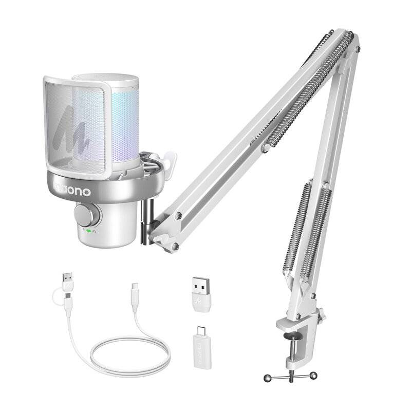 Maono - DM40 S Pro white - Maono DM40 S Pro Mikrofon (weiß)-0