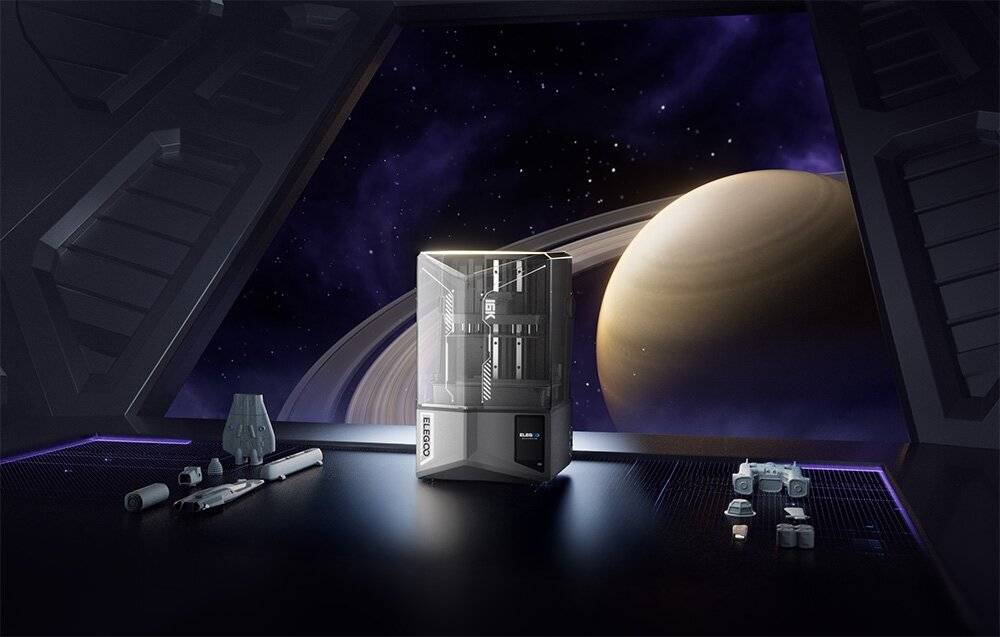 Symbolbild für ELEGOO Saturn 4 Ultra 16K MSLA-3D-Drucker, 16K LCD, KI-Kamera, bis 150mm/h