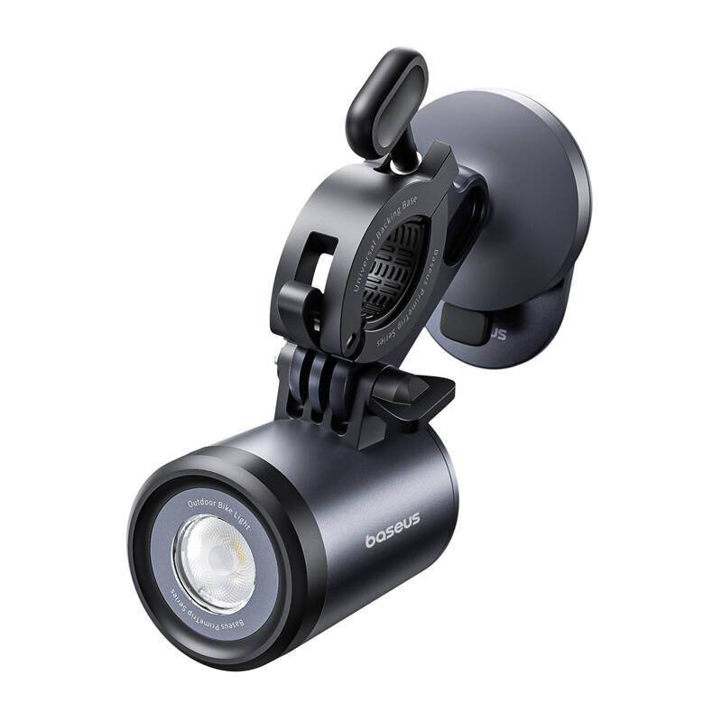 Symbolbild für Baseus PrimeTrip 2-in-1 Fahrradhalterung, Telefonhalterung + Taschenlampe (schwarz)